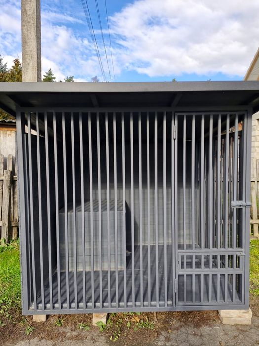 Вольєр з будкою Метал Дерево 2×1.5