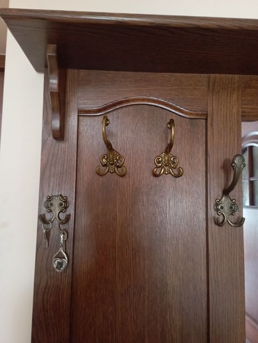 Przedpokój garderoba dębowa