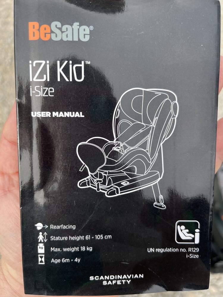 Fotelik samochodowy BeSafe iZi kid X3 i-size ISOFIX + gratis!