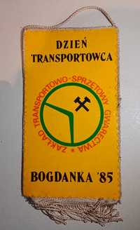 Pamiątkowy proporczyk Bogdanka 1985