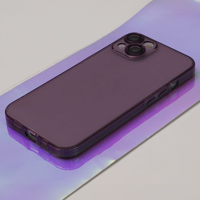 Nakładka Slim Color dla iPhone X / XS - Ochronna Etui TPU, Śliwkowy