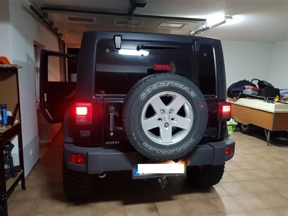 Farolins Led Traseiros - Jeep Wrangler JK - novos