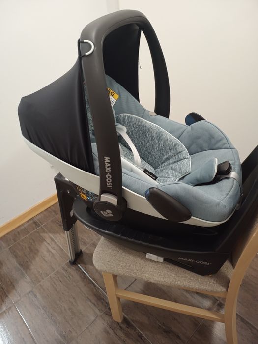 Fotelik Maxi Cosi Pebble Pro i-size +baza +adapter do wózka