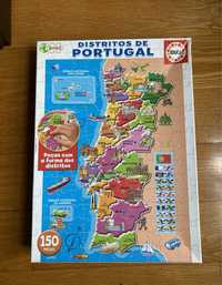 Puzzle Distritos de Portugal