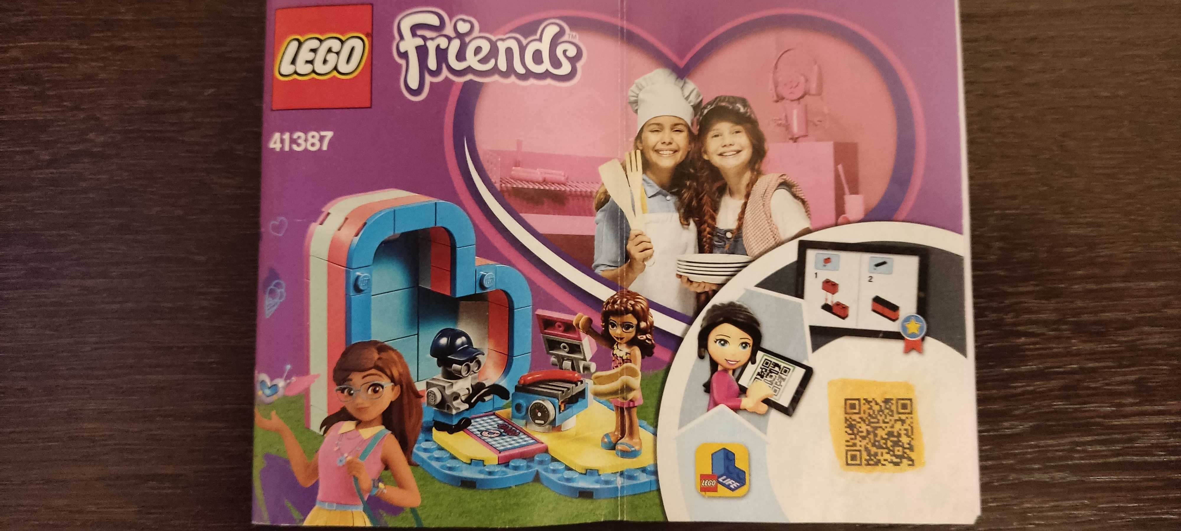 LEGO Pudełko przyjaźni Olivii i Pudełko w kształcie serca Stephanie