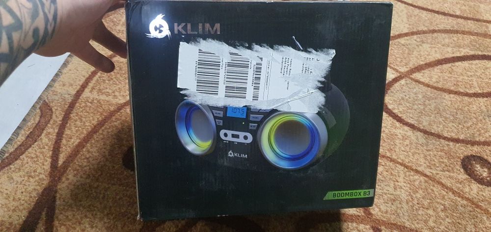 Бумбокс сд портпродам  KLIM Boombox B3 Bluetooth FM USB AUX