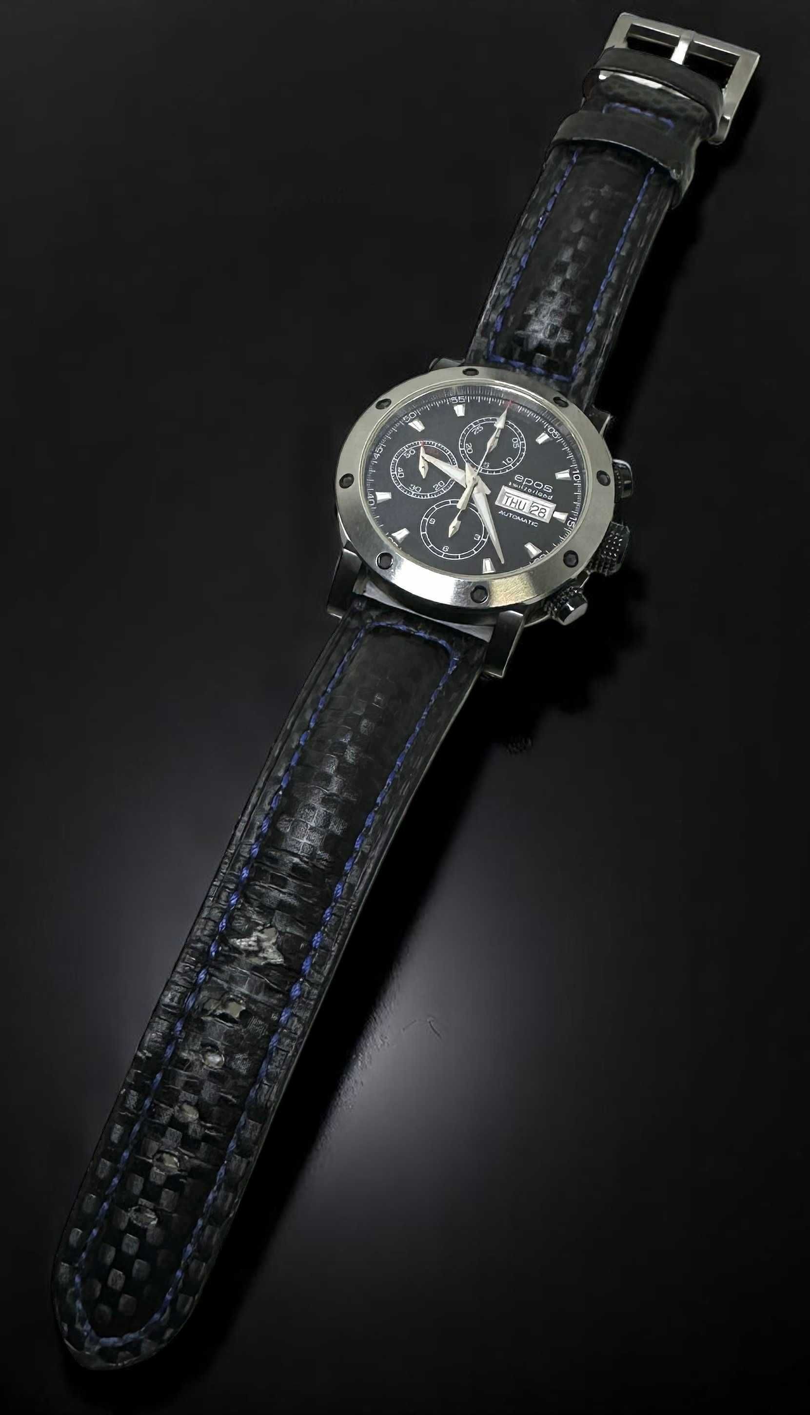 Epos Sportive Automatic Chronograph 3421-1 ! Polecamy ! Automat