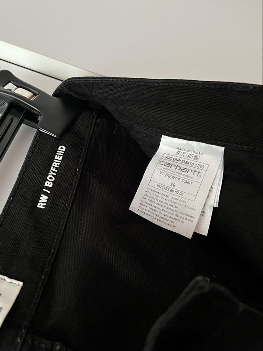 Шорти Carhartt Wip Carpenter з білим Logo Pierce, шорти кархарт