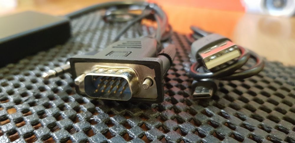 Конвертер адаптер с VGA на HDMI+аудио 1080 VGA2HDMI переходник монитор