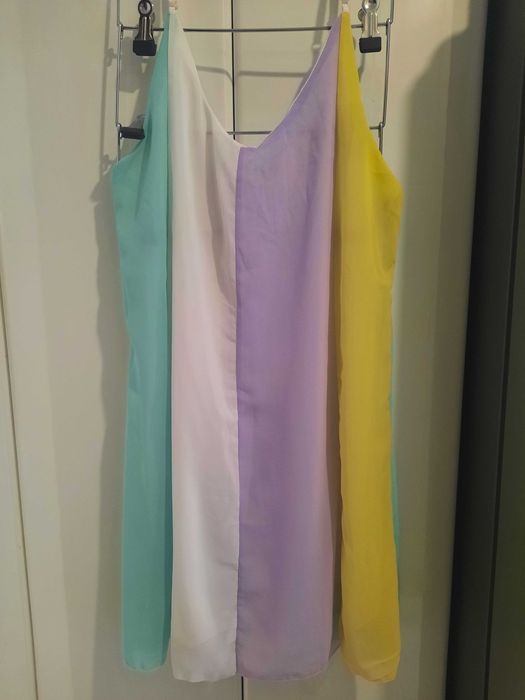 Vestido de praia  colorido