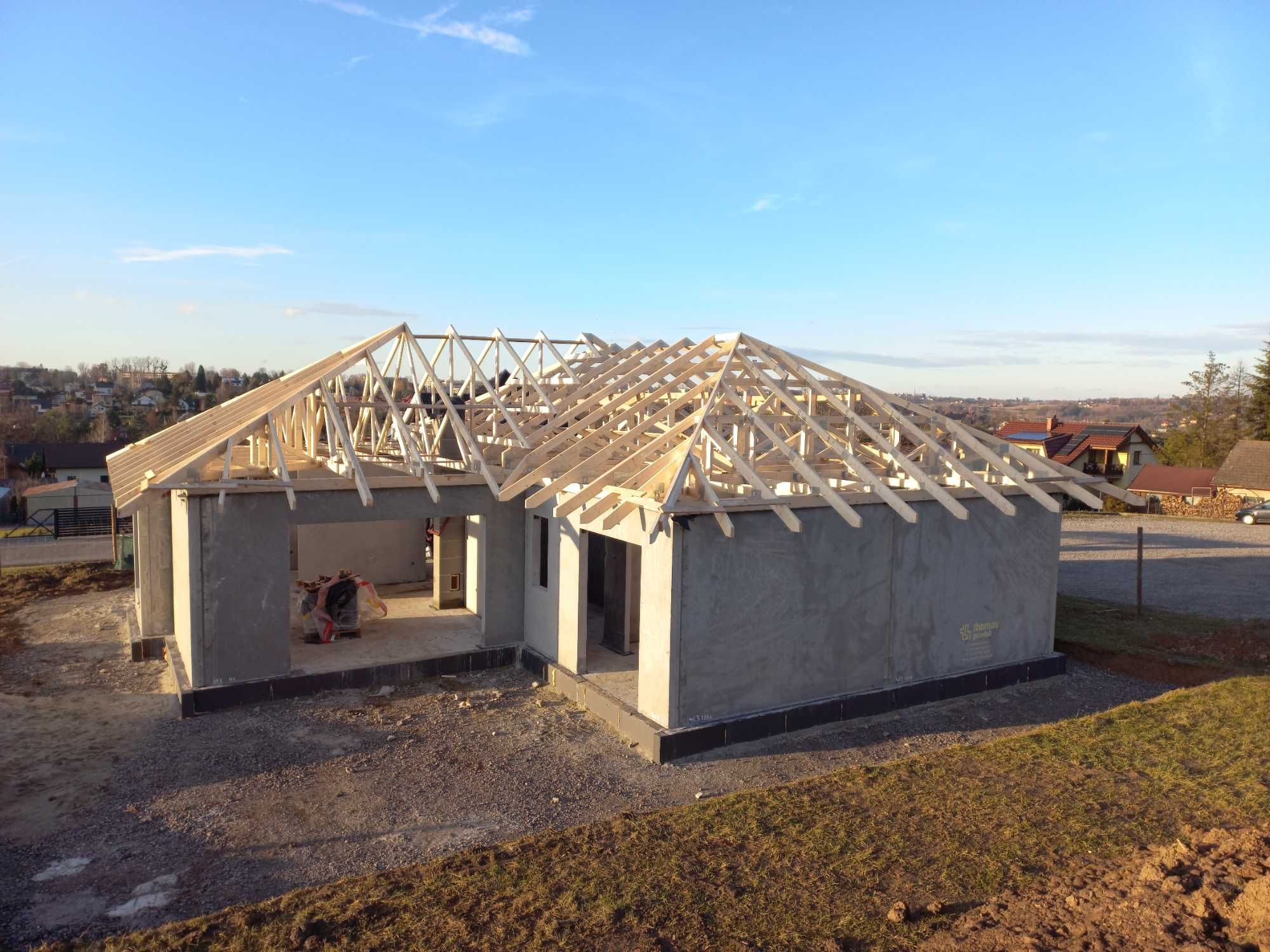 Wiązary dachowe kratownice bindry prefabrykowane konstrukcje