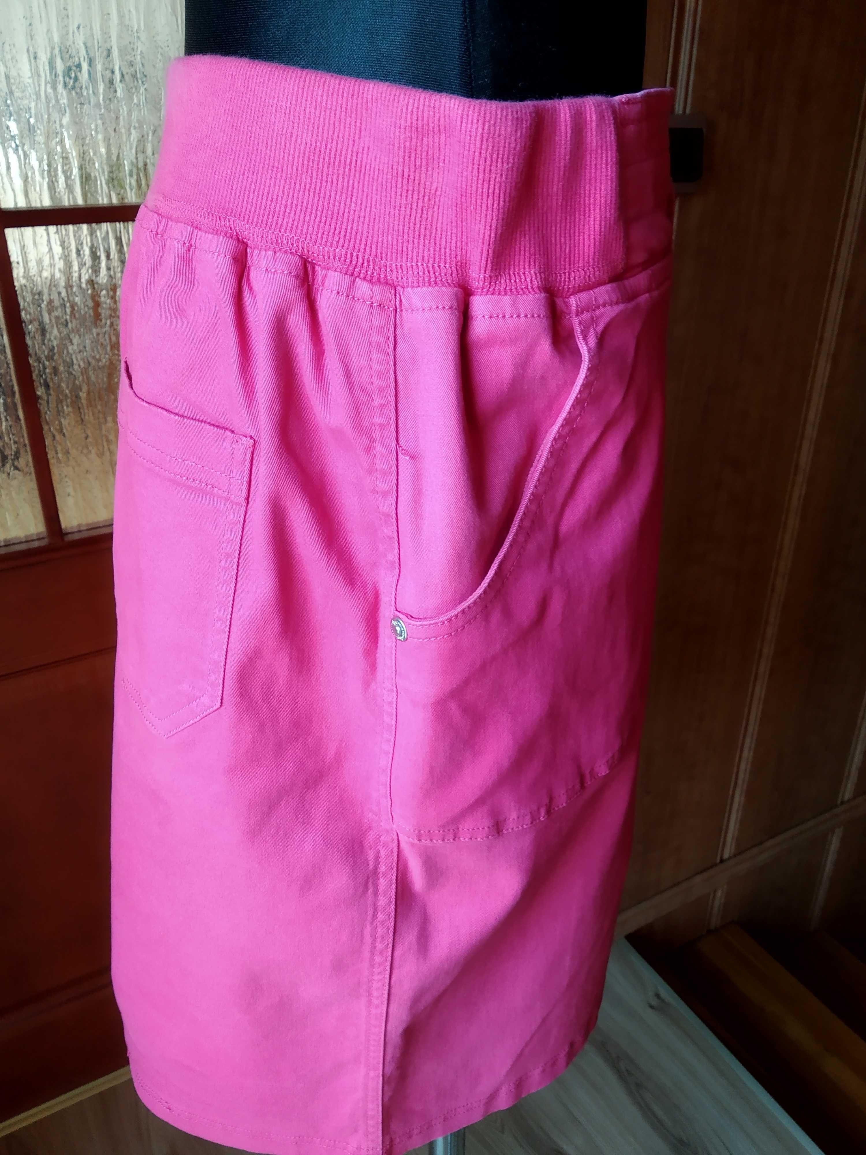 Różowa bawełniana spódnica roz. 40 nowa