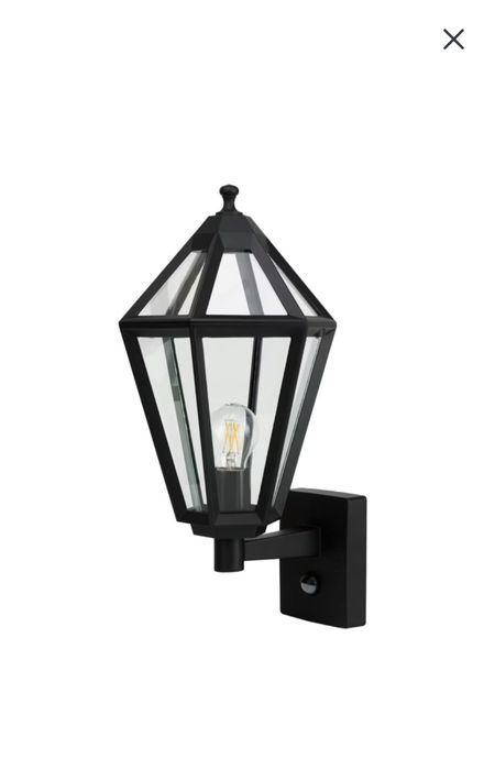 Kinkiet ogrodowy GoodHome Radley z czujnikiem ruchu górny E27 IP44 cza