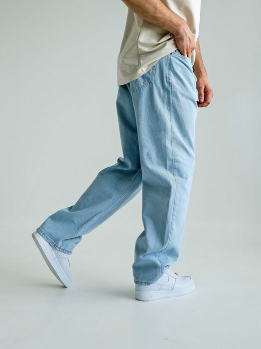 Джинсы широкие оверсайз штаны мужские чоловічі широкі штани джинси
