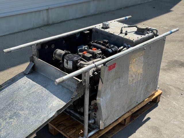 agregat hydrauliczny z silnikiem 2 cylindrowym lombardini