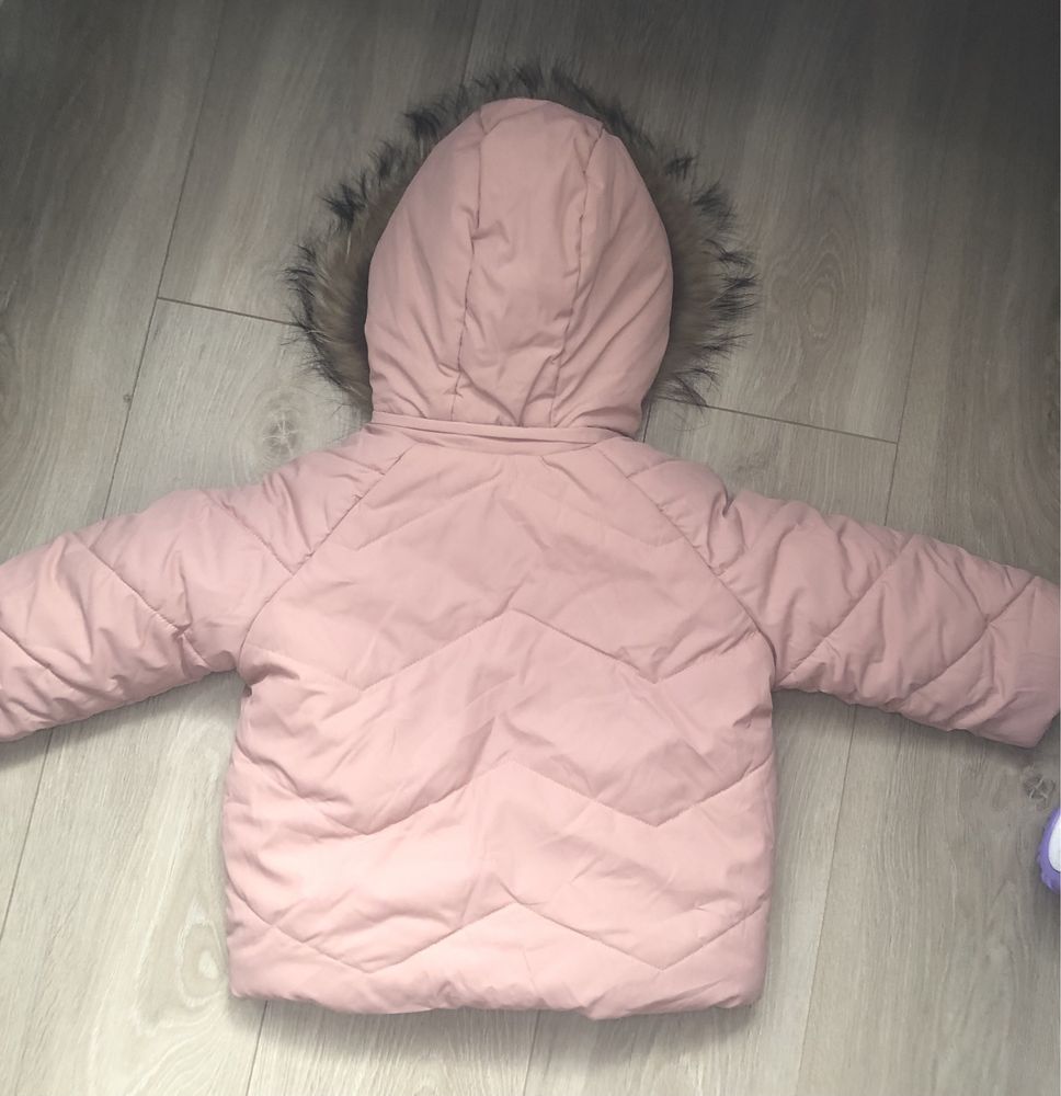 Комплект зимовий для дівчинки, куртка та штани розмір 92-98