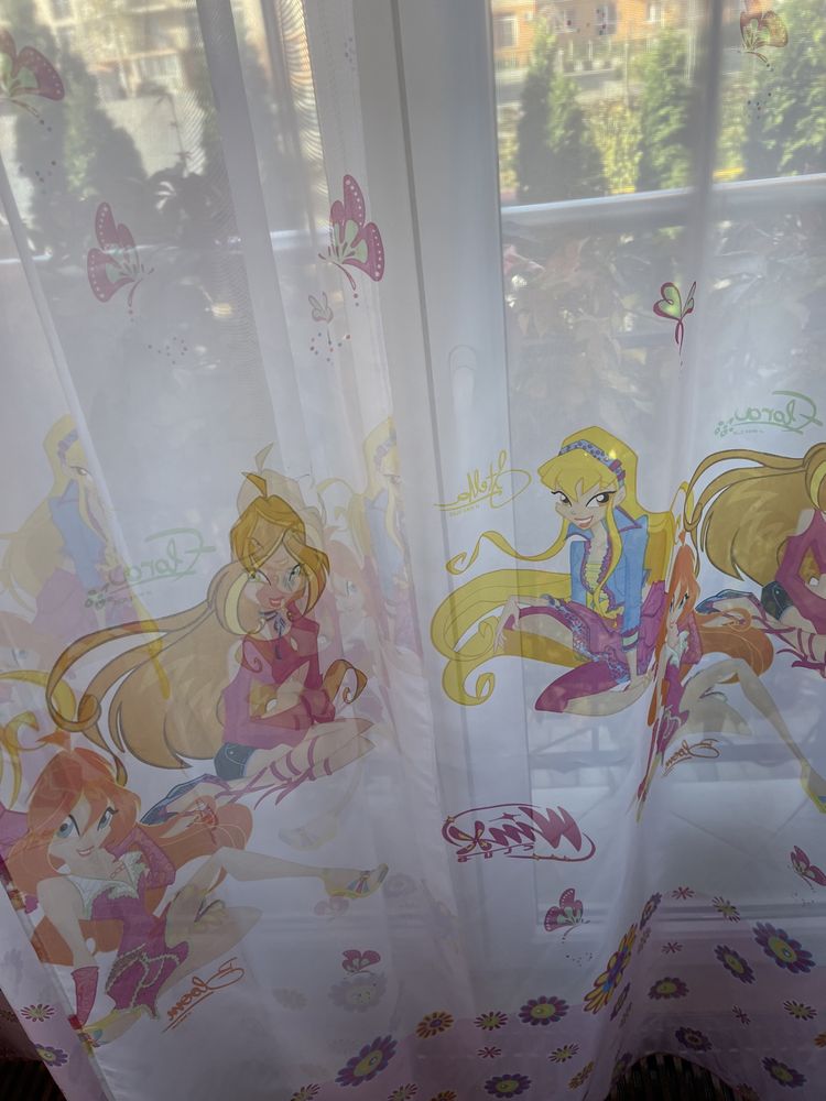 Вінкс winx тюль в дитячу кімнату
