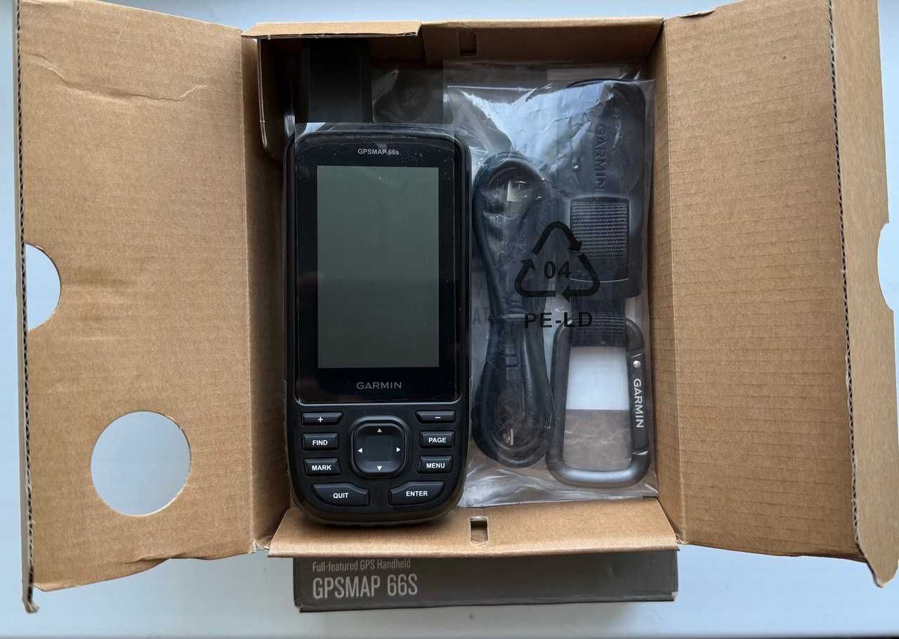 GPS Навігатор - Garmin GPSMAP 66s зі встановленими картами