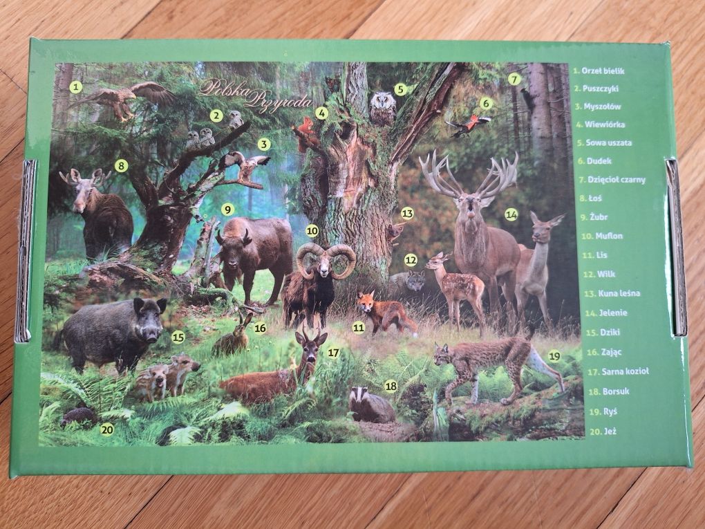 Puzzle przyroda Polski 108 elementów