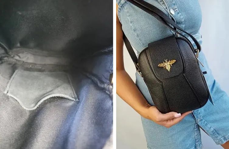 torebka laura biaggi z pszczółką – skórzana elegancja i funkcjonalność