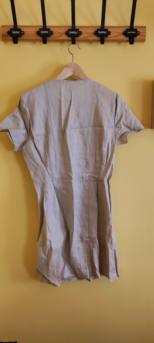 Vestido de Linho Mango L