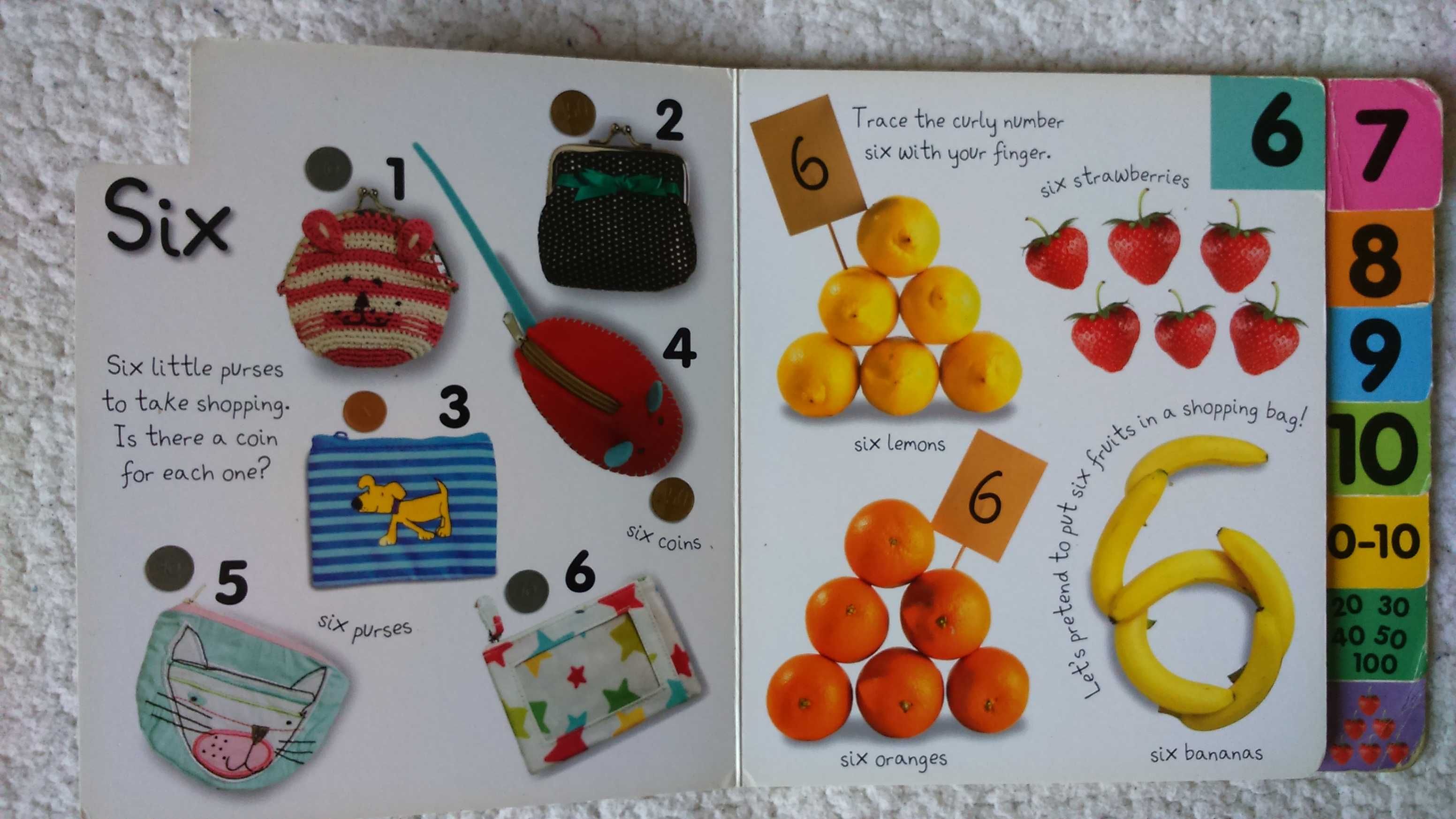 Дитяча книга англійською Мої перші цифри.  My first Numbers