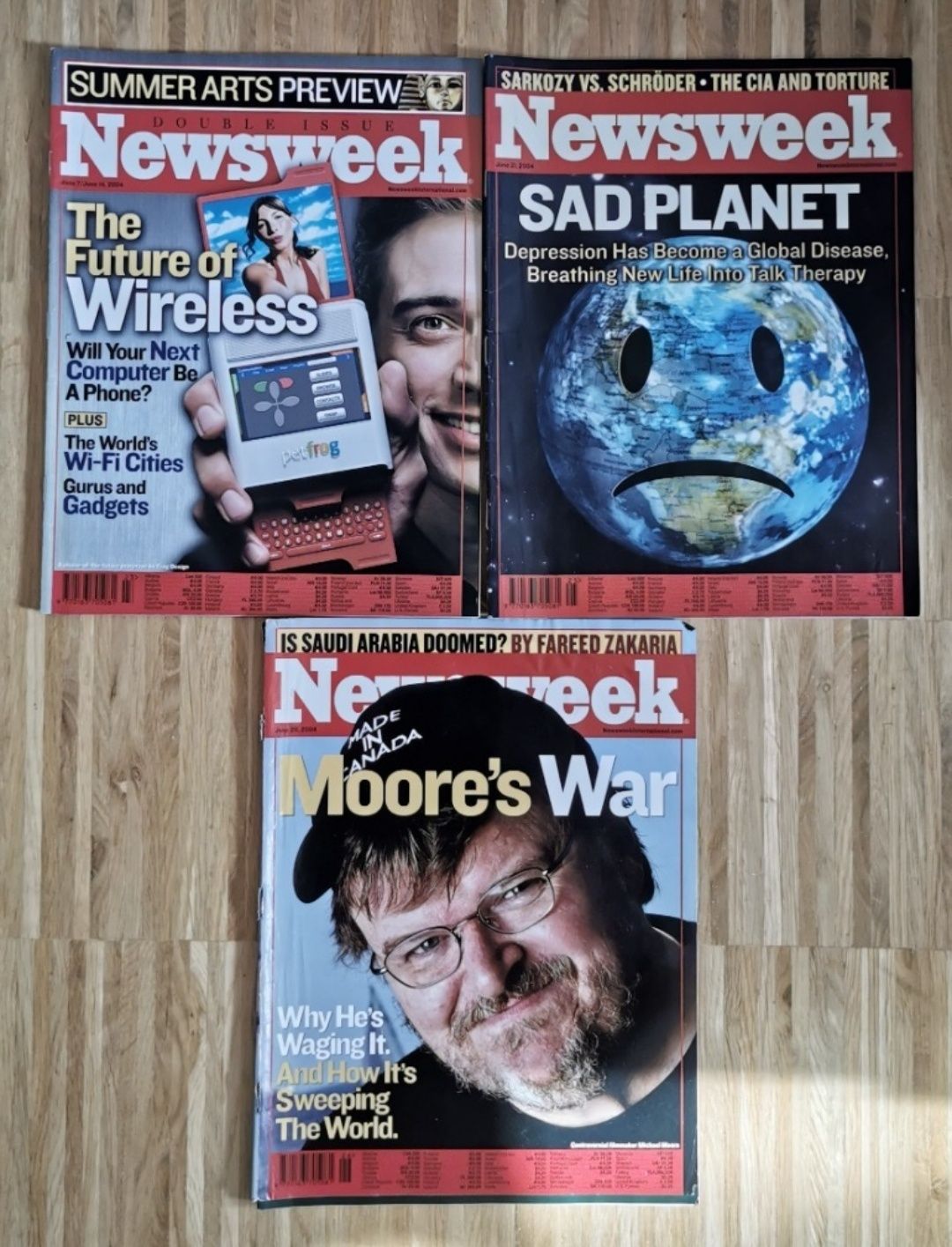 Newsweek angielski x12 sprzed 18 lat! 2004