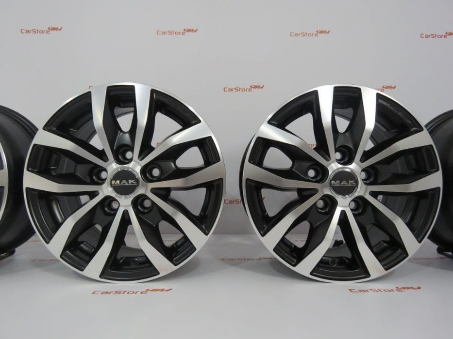 Jantes MAK Load 5 ICE Black 16 x 6.5 et55 5x130