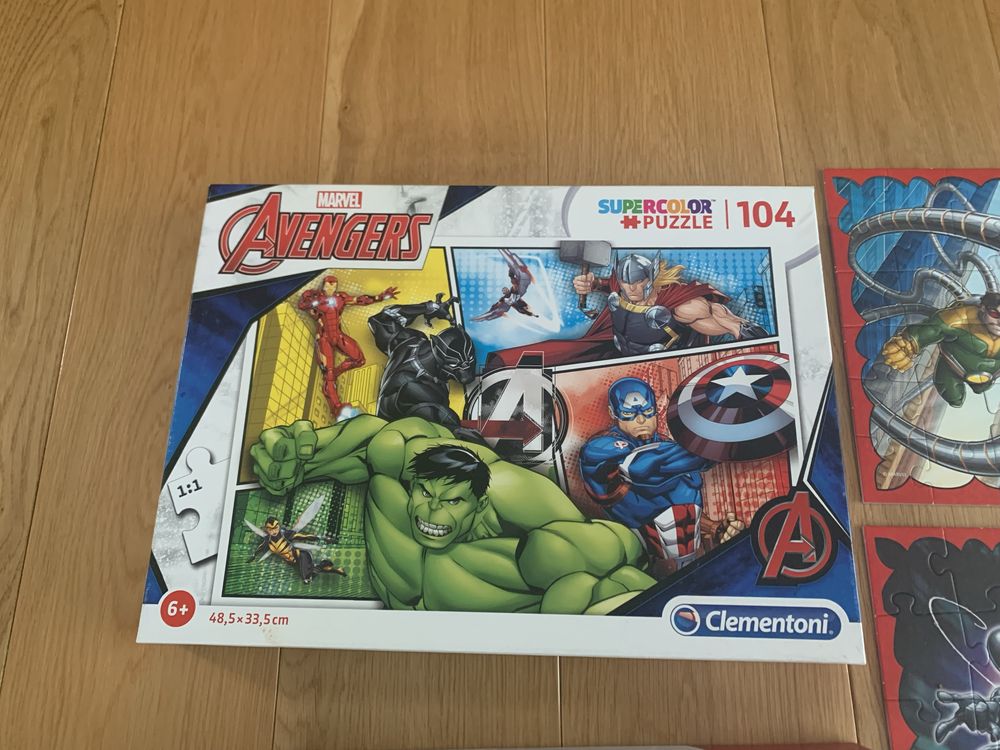 Puzzle Trefl i Clementoni Spider Man 35/48/54/70 Avengers  104