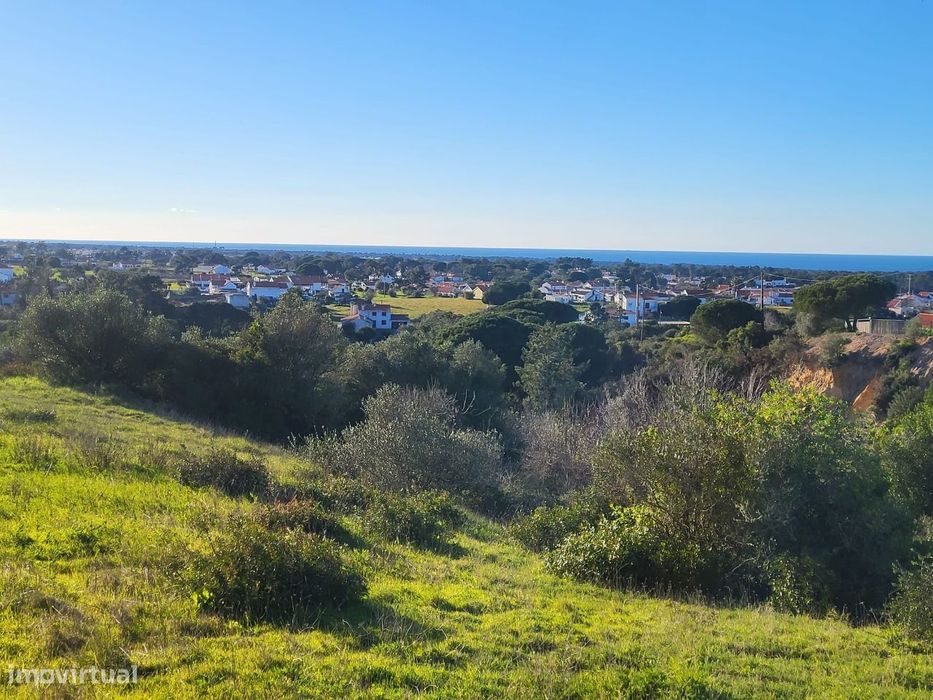 Lote de terreno 1600m2 vista mar projeto aprovado Sesimbra