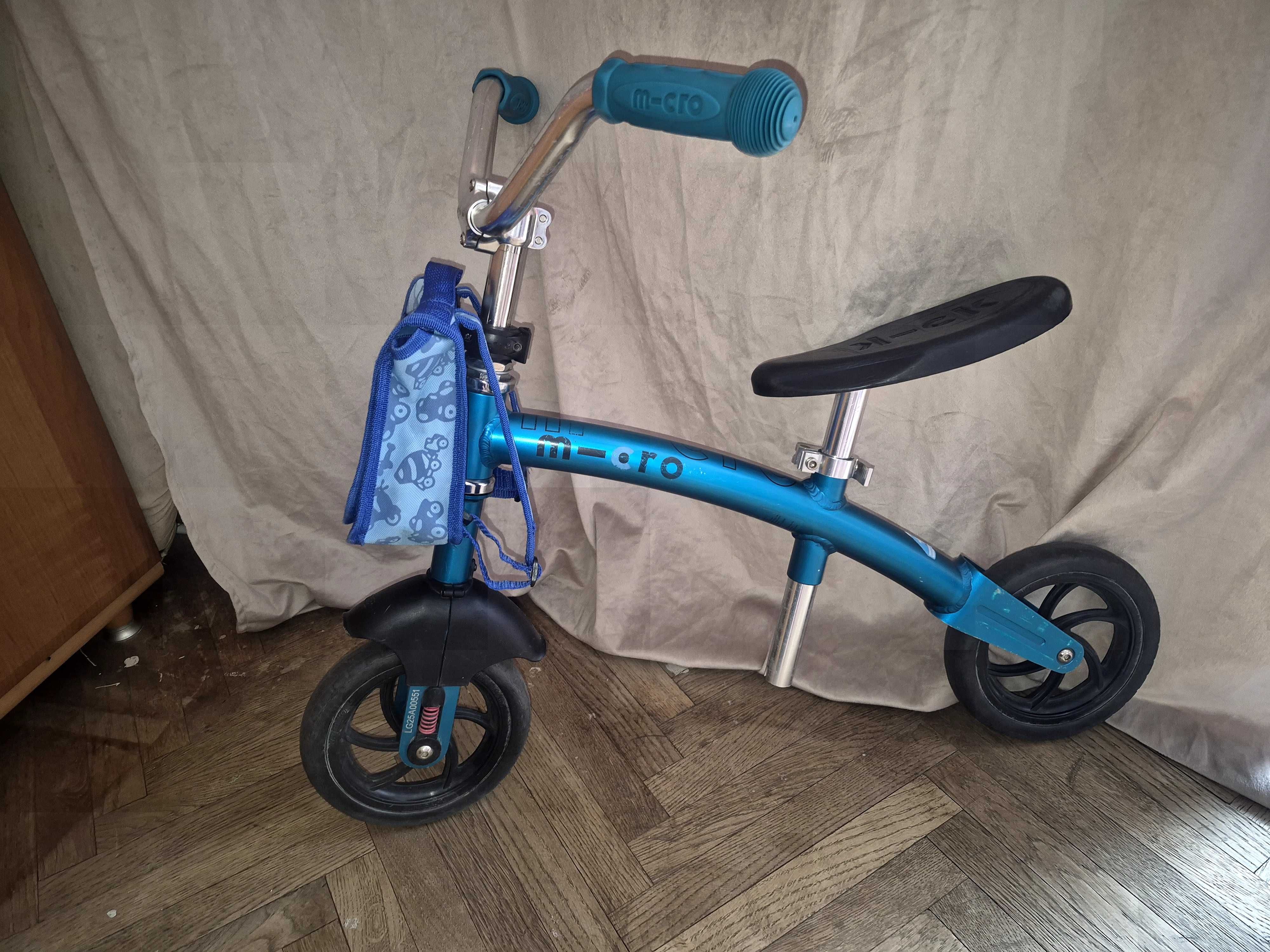 Sprzedam regulowany aluminiowy rowerek biegowy Micro G-Bike Chopper