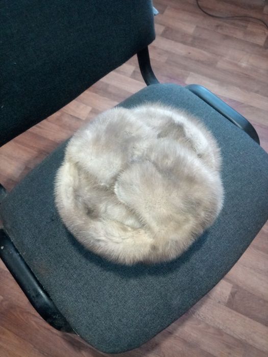 Норковая шапка. мужская и женская