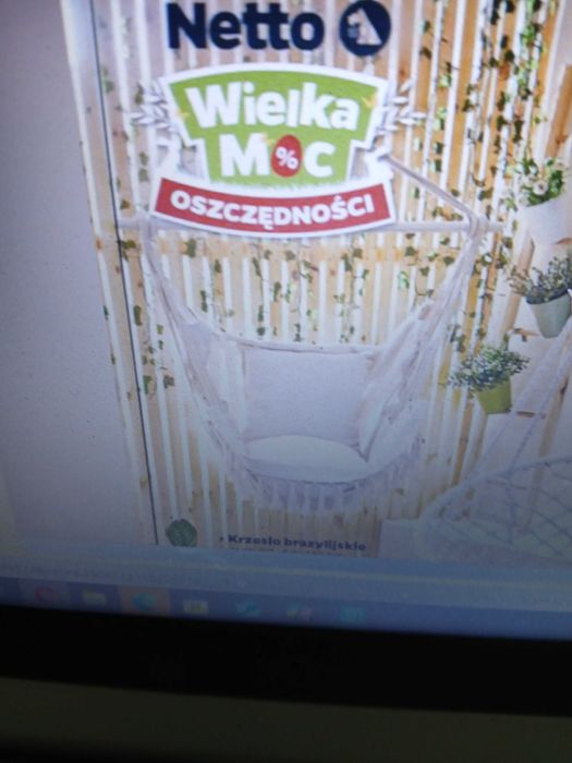 bujak ogrodowy ,  hamak z poduszkami