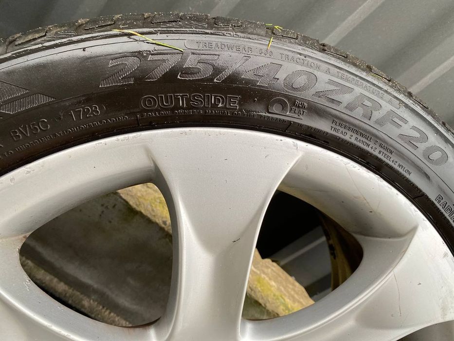 Продам диски з резиною літо р20 різноширокі 168 стиль бмв х5