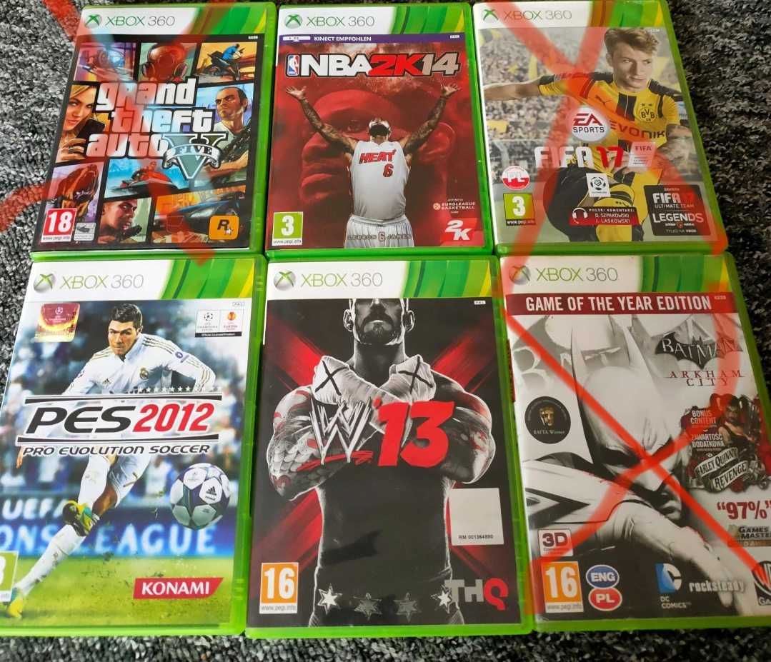 Gry Xbox 360 sprzedam GTA v , FIFA itd