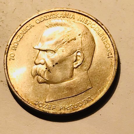Moneta srebrna 50 000 (PIŁSUDSKI) - 1988 rok