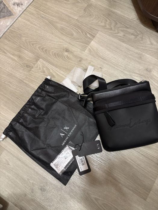 Сумка Armani Exchange барсетка через плечо армани ексченж