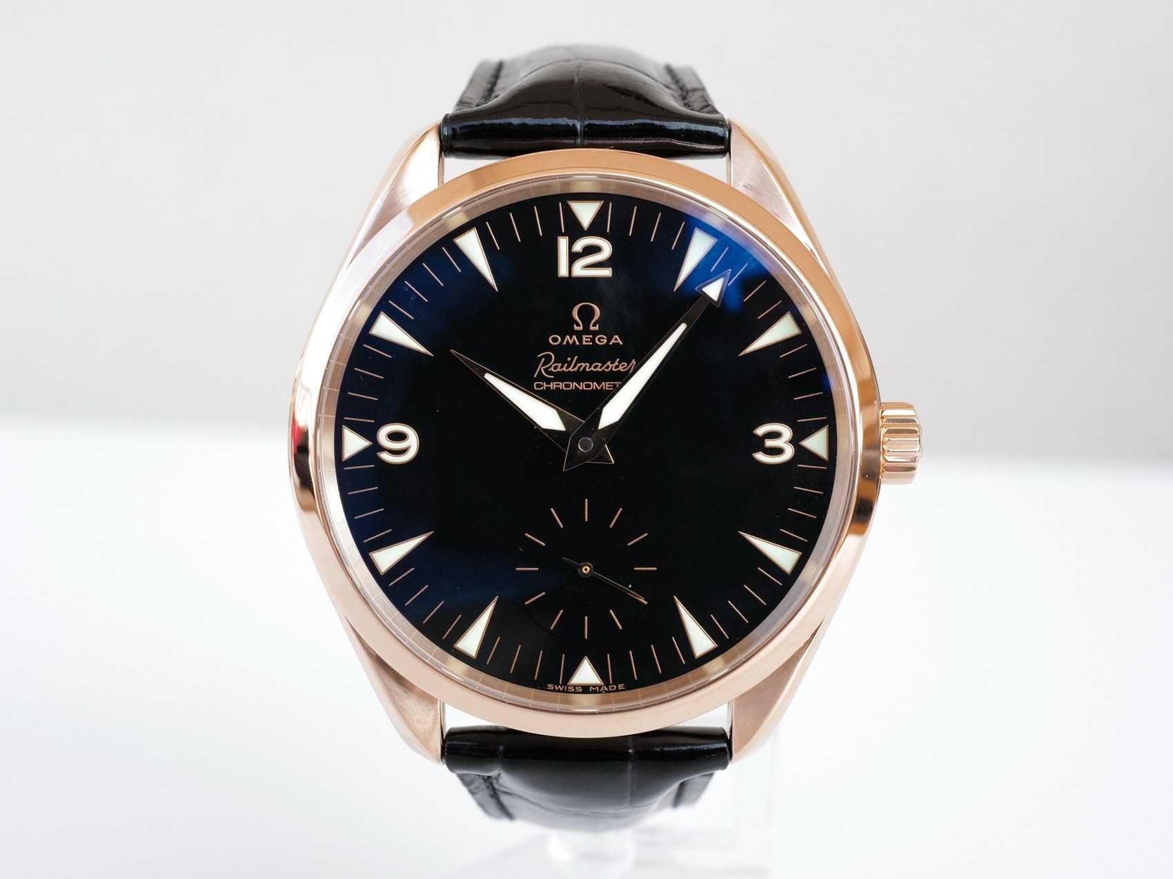 Omega Seamaster Railmaster XXL Limited Edition 18K Rose Gold