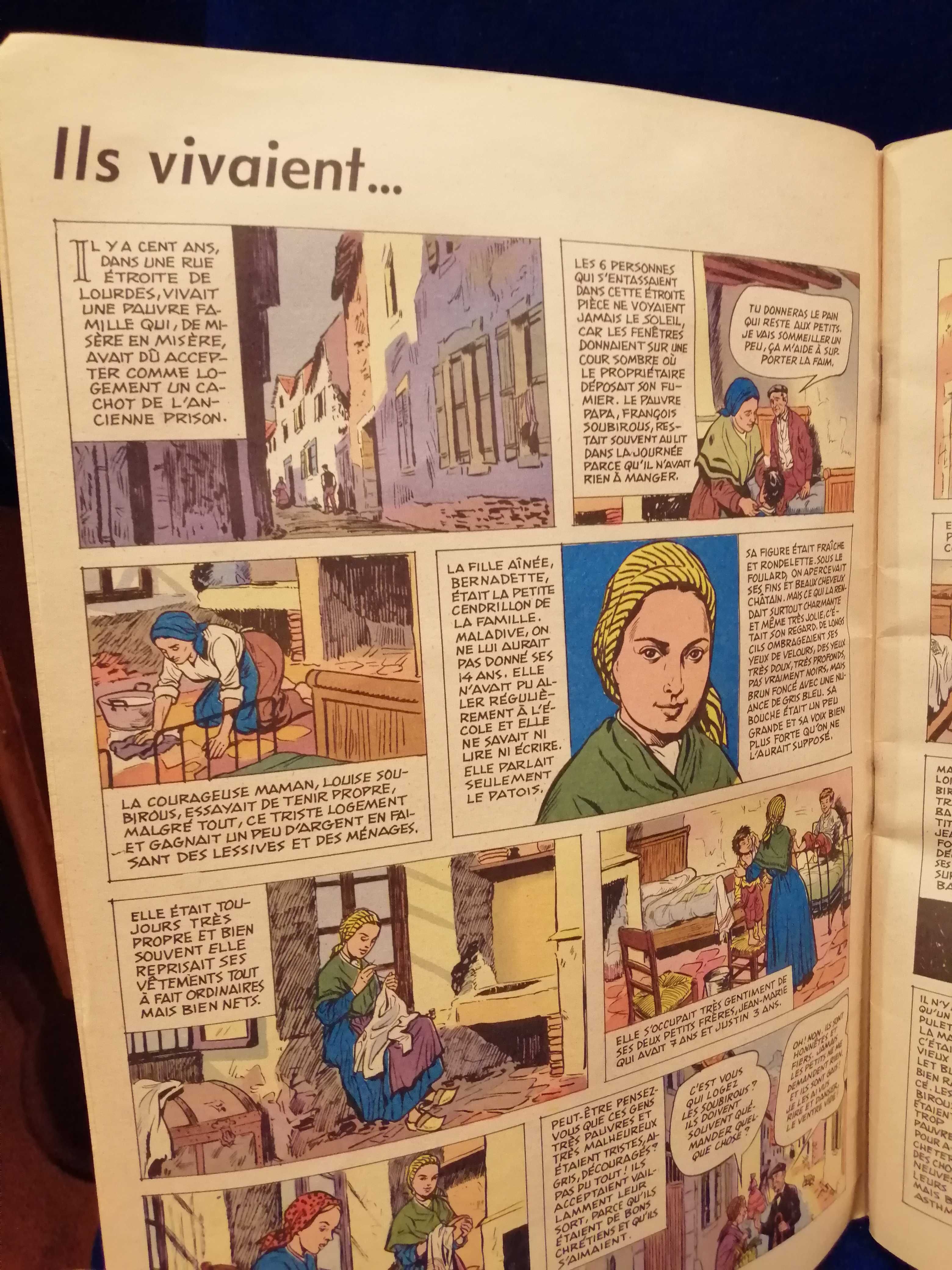 Komiks-Objawienia Matki Boskiej Lourdes -  Des Apparitions De Lourdes