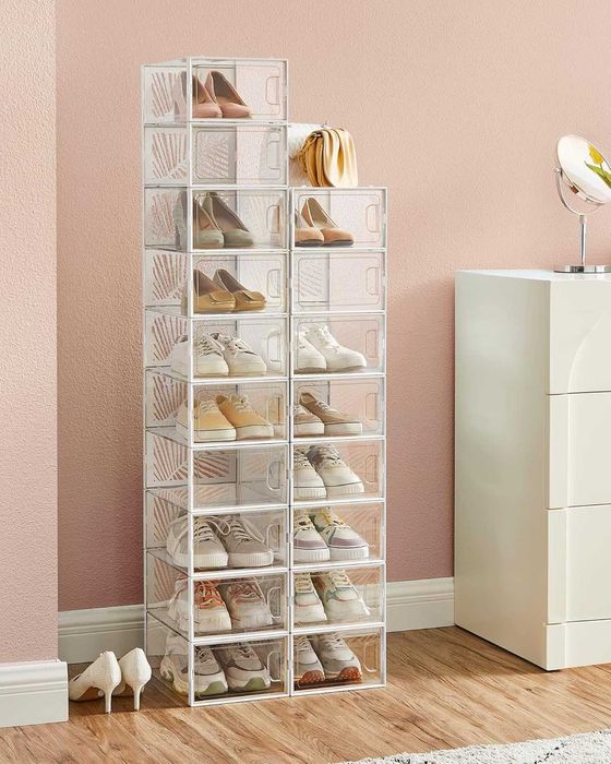 Nowe pudełka na buty / szafa /półka /pojemnik /18szt/ organizer !5876!