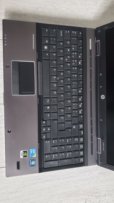 HP elitebook  8540w core i7. Ssd 250.
