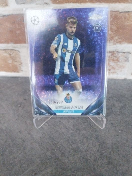Topp chrome 2023-24 Bernando folha purple rookie /299 fc porto