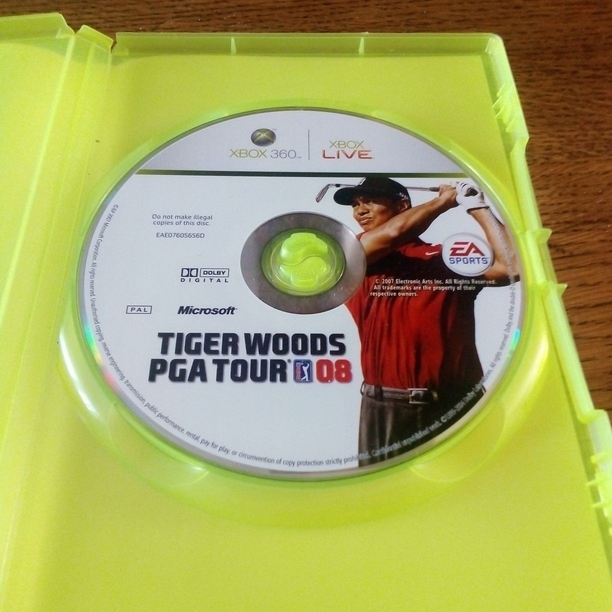 Tiger Woods. Pga Tour 08. X box 360