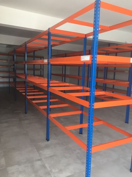 Regały półkowe metalowe kątownik polki magazynowe  STABILNE  MOCNE