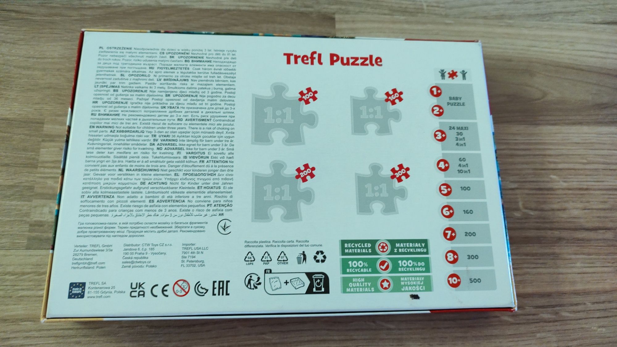 Puzzle pszczółka Maja trefl 100 elementów jak nowe