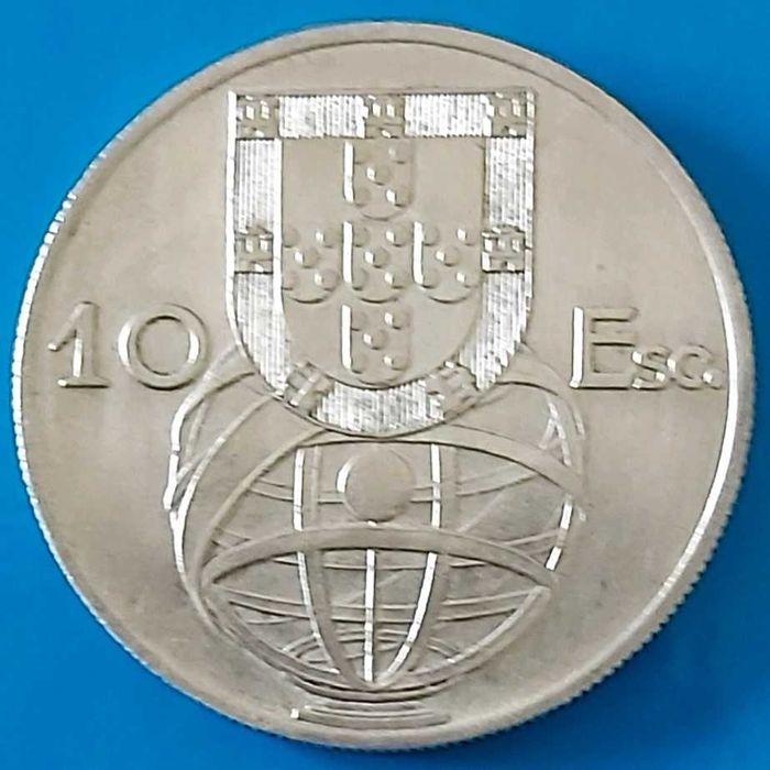 10$00 de 1955, Republica Portuguesa Prata
