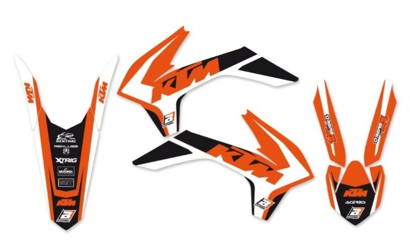 Okleina Komplet naklejek oklein 150 Ktm SX 125 sxf 250 Exc 300 sxf 450