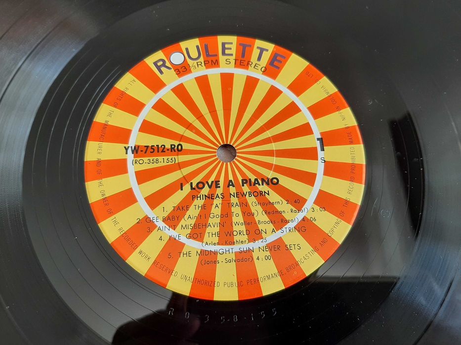 The Phineas Newborn Trio - I Love A Piano - Japão - Vinil LP