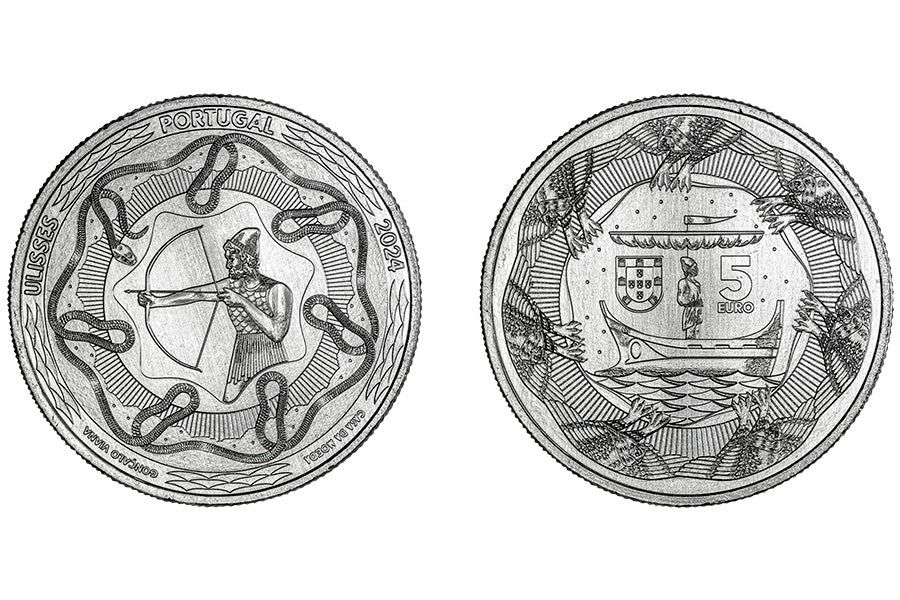 Moeda comemorativa 5€ - Ulisses 2024