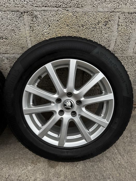 Koła Zimowe R17 5x112 VW Tiguan Sharan Skoda Karoq Audi Q3 225/60/17